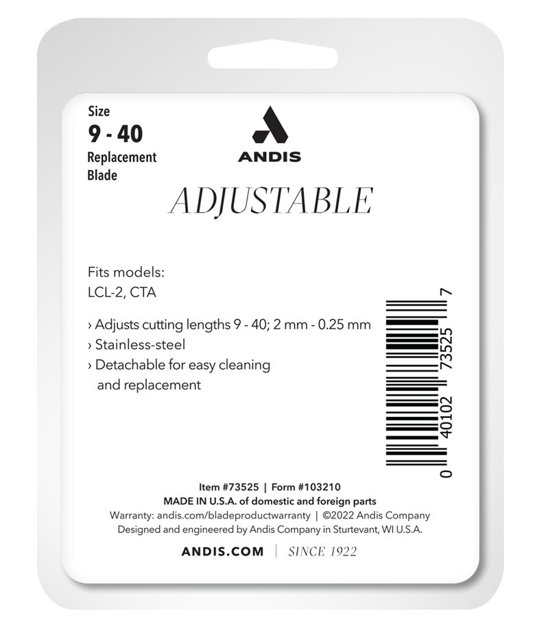 LCL-2 Säädettävä terä 9-40