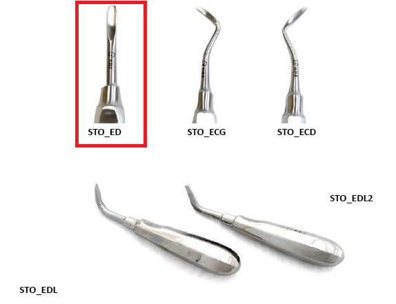 Suora elevaattori sudenhampaan poistoon