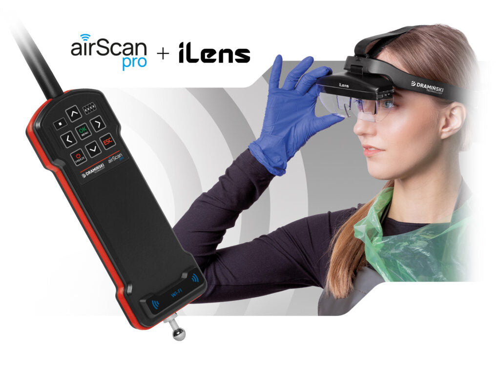 DRAMIŃSKI airScan Pro | Langaton ultraäänilaite | Lineaari tai Convex rektaalianturilla