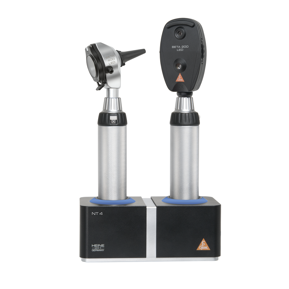 HEINE BETA Kit LED - BETA 200 Ophthalmoscope + BETA 400 F.O. Otoscope