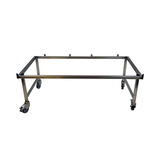 Comfort frame 4 wheels for stainless steel cage C