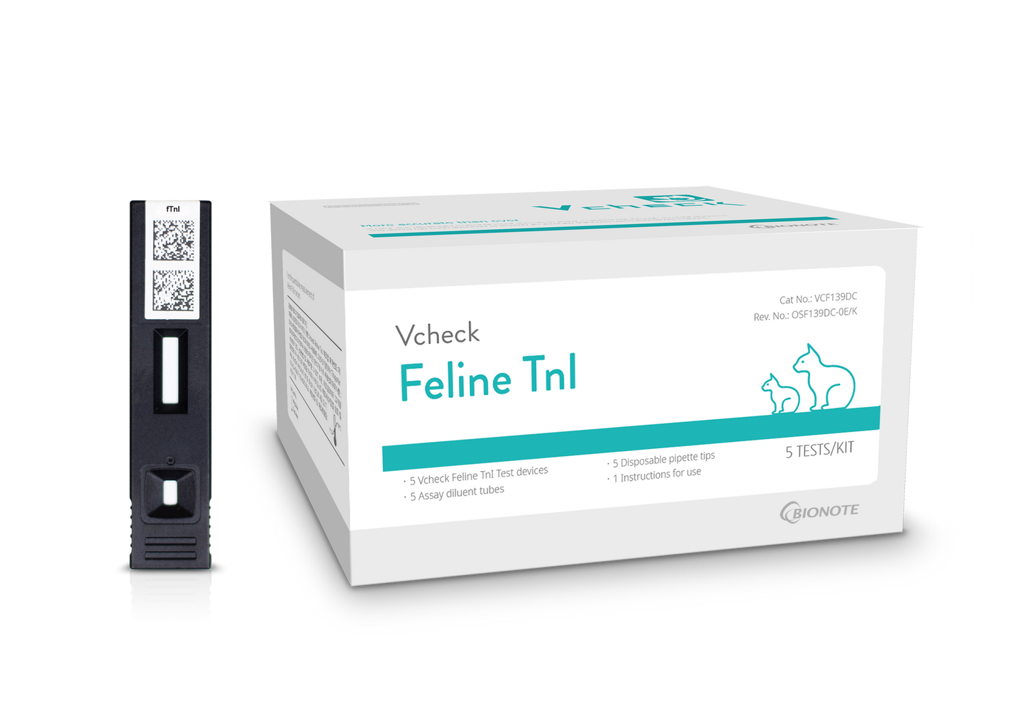 Vcheck Feline Troponin I | 5 testiä