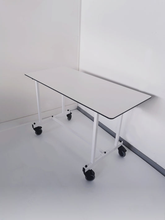 Fysra Hoitopöytä VET1, 4 pyörää, vakiokorkeus, 130 x 60 cm