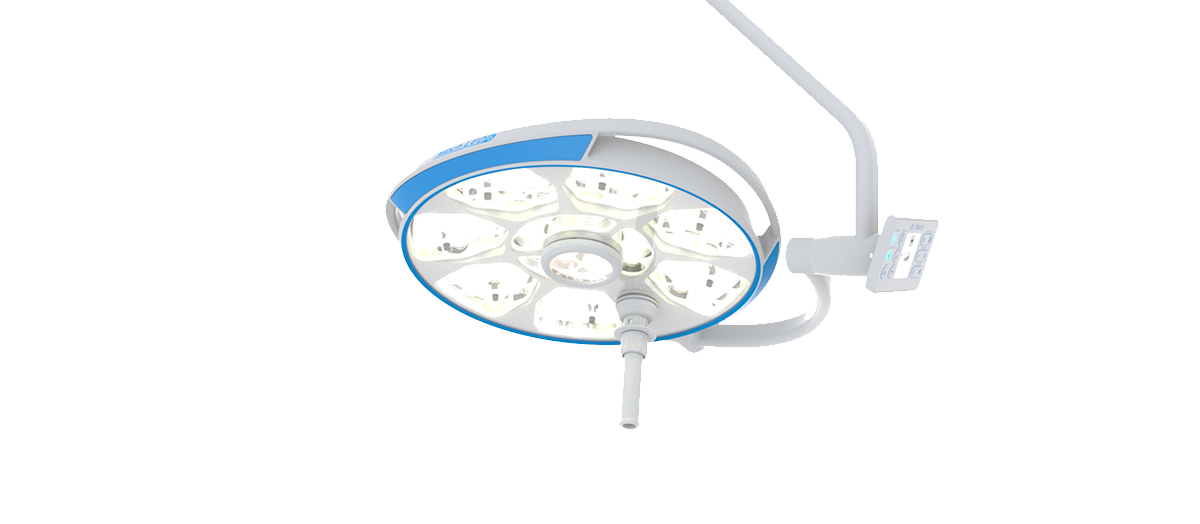 Leikkausvalaisin LED 6 MC | kattoasenteinen | eri korkeudet