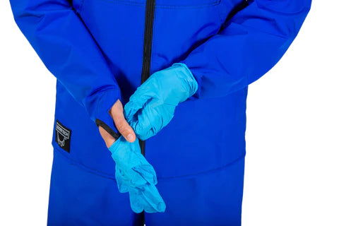 Blue Full Zip Waterproof Jacket