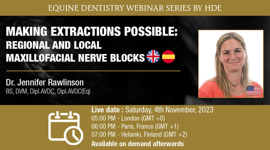 Making extractions possible: regional and local maxillofacial nerve blocks -webinaari