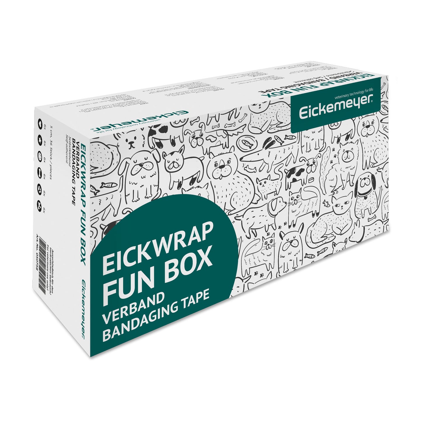 EickWrap FUN Cohesive bandage, 5 cm, 36 pcs