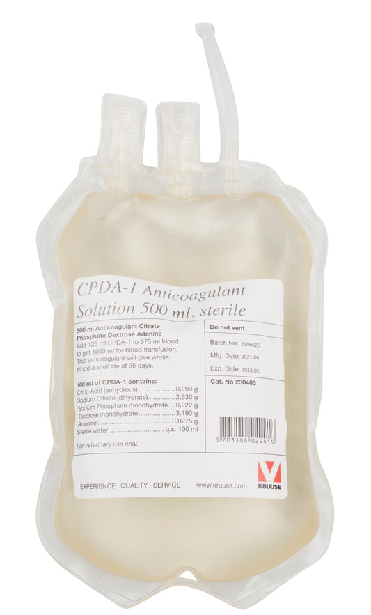 CPDA-1, anti-coagulant, 500 ml