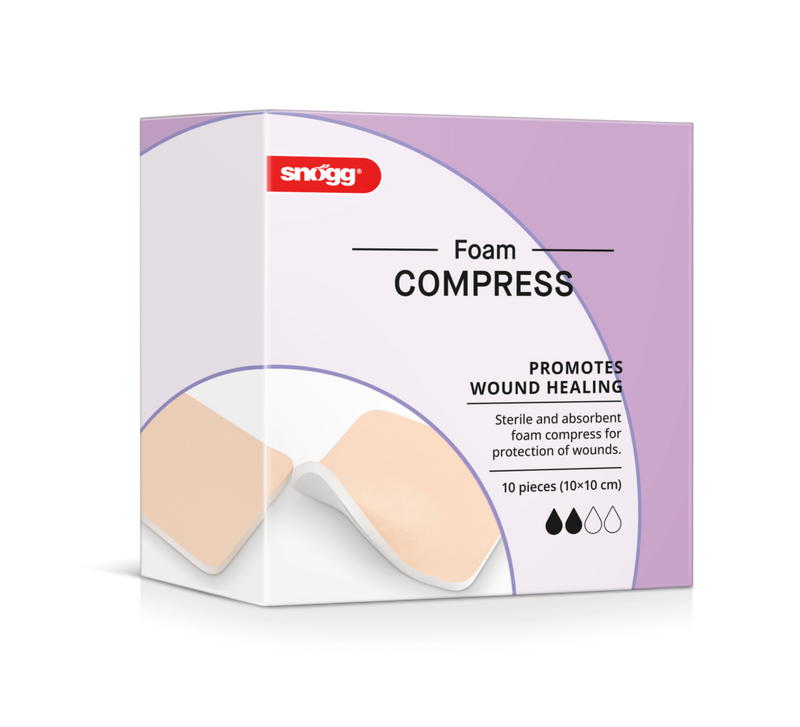 Snögg Foam Compress | 10kpl | eri kokoja