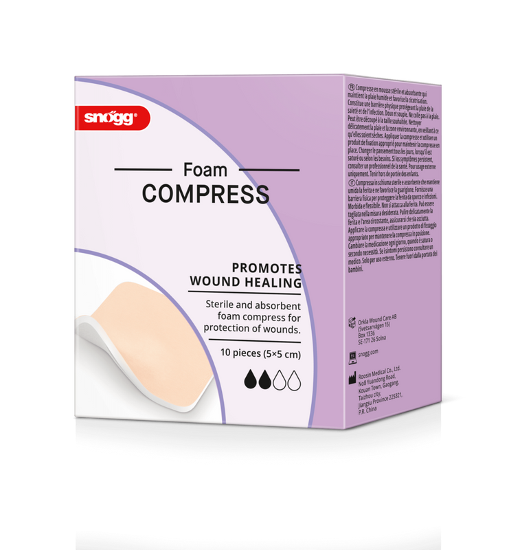 Snögg Foam Compress | 10kpl | eri kokoja