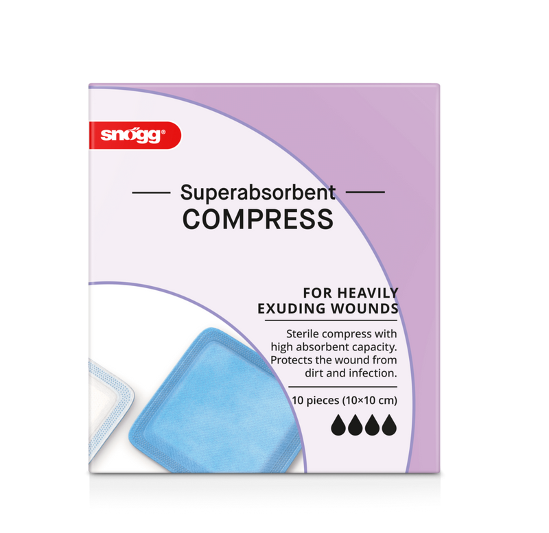 Snögg Superabsorbent Compress | 10kpl | eri kokoja