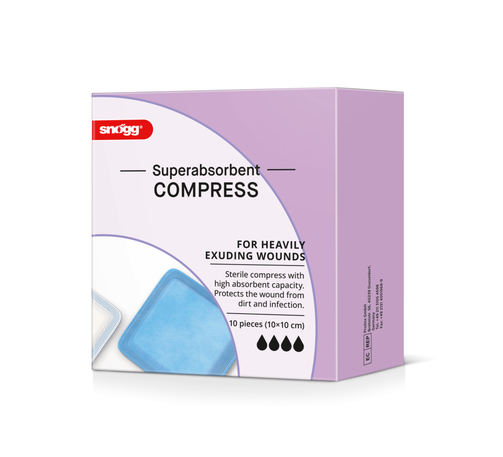 Snögg Superabsorbent Compress | 10kpl | eri kokoja