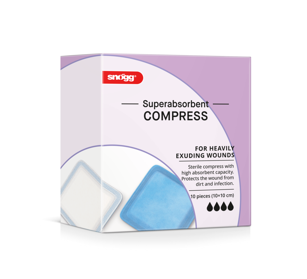 Snögg Superabsorbent Compress | 10kpl | eri kokoja