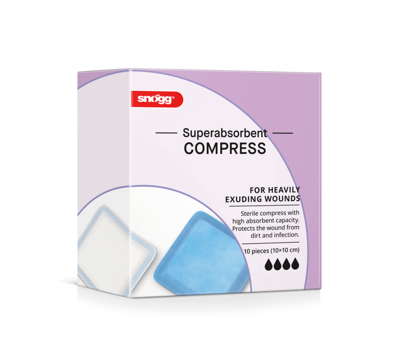 Snögg Superabsorbent Compress | 10kpl | eri kokoja