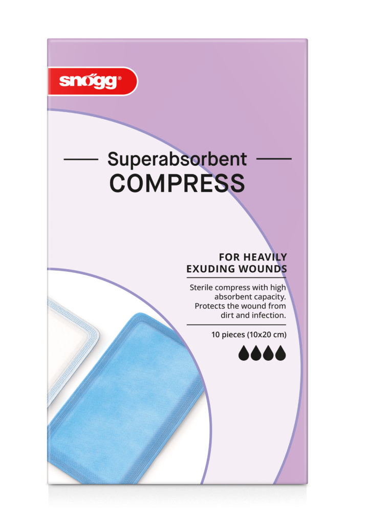 Snögg Superabsorbent Compress | 10kpl | eri kokoja