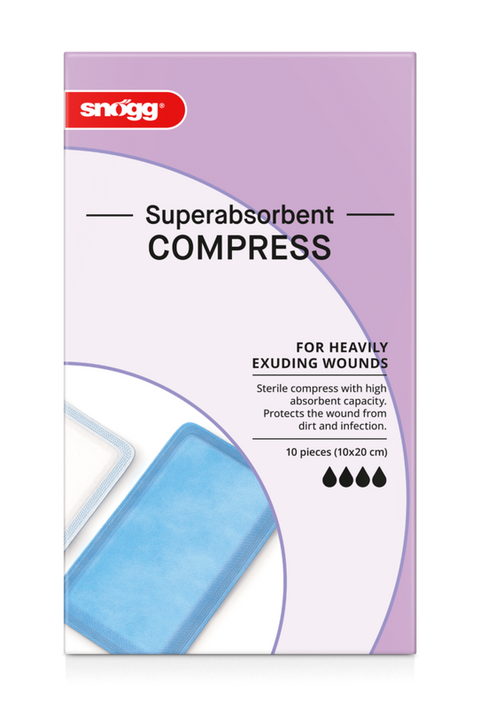 Snögg Superabsorbent Compress | 10kpl | eri kokoja