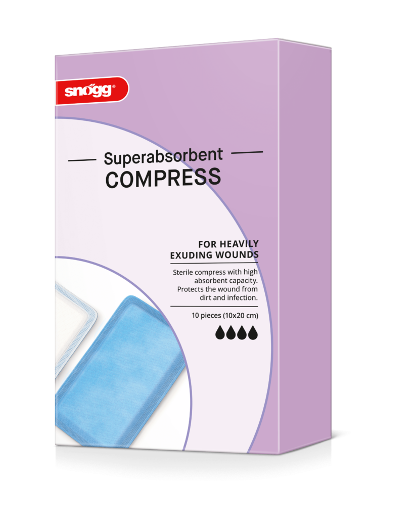 Snögg Superabsorbent Compress | 10kpl | eri kokoja