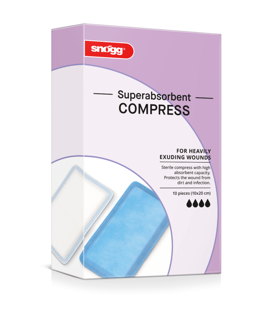 Snögg Superabsorbent Compress | 10kpl | eri kokoja
