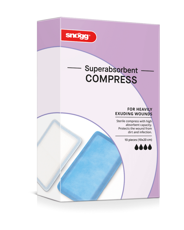 Snögg Superabsorbent Compress | 10kpl | eri kokoja