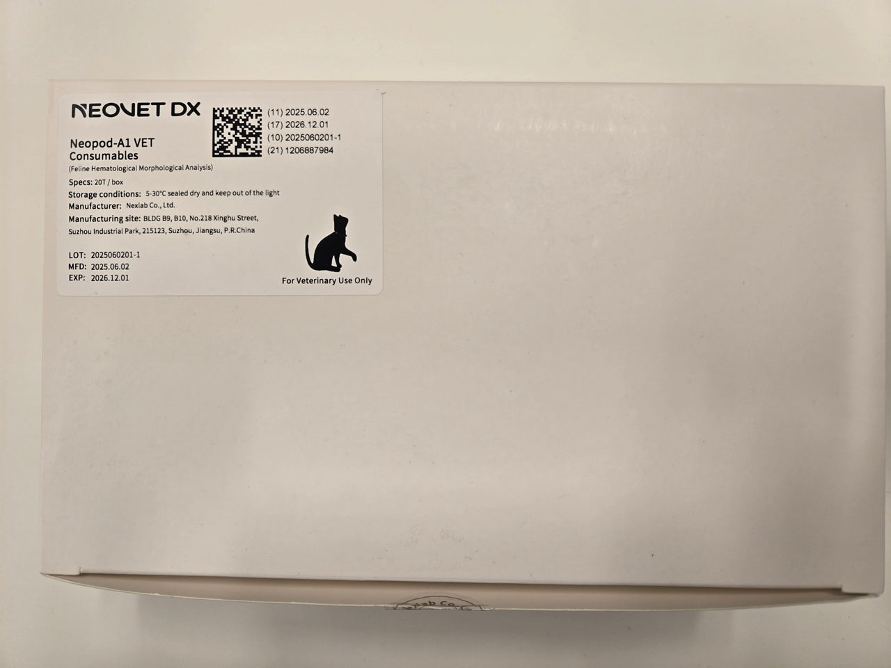 Neopod Kissojen Morfologinen Hematologiatesti