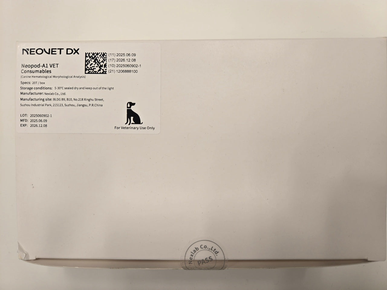 Neopod Koirien Morfologinen Hematologiatesti