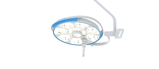 Leikkausvalaisin LED 6 MC (BASIC) | kattoasenteinen | huonekorkeus 2,80-3,00m