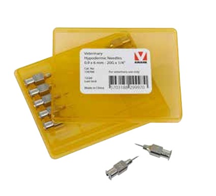 Kruuse-vet kestoneula 2,0x20 mm, luer lock, 12 kpl