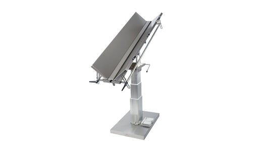 Surgical V-top table 1400x530 central electric column