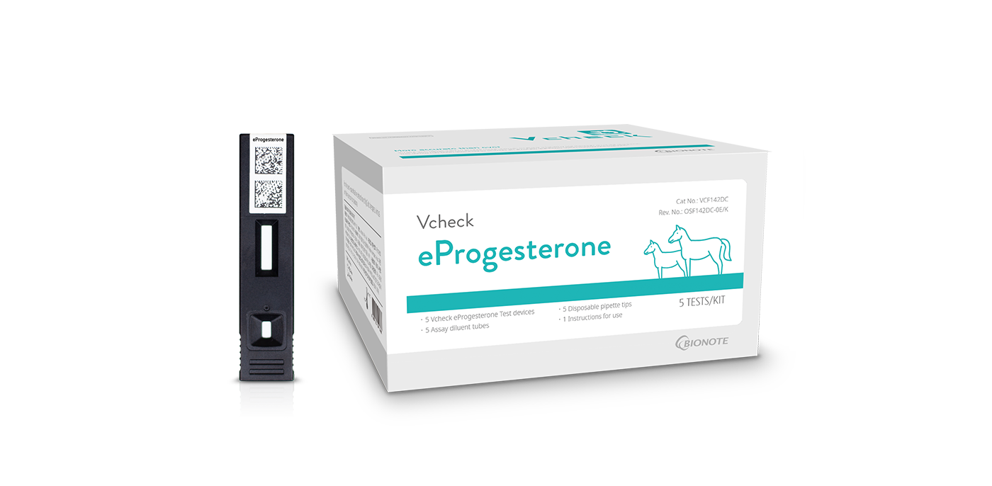 Vcheck Equine Progesterone, 5 testiä