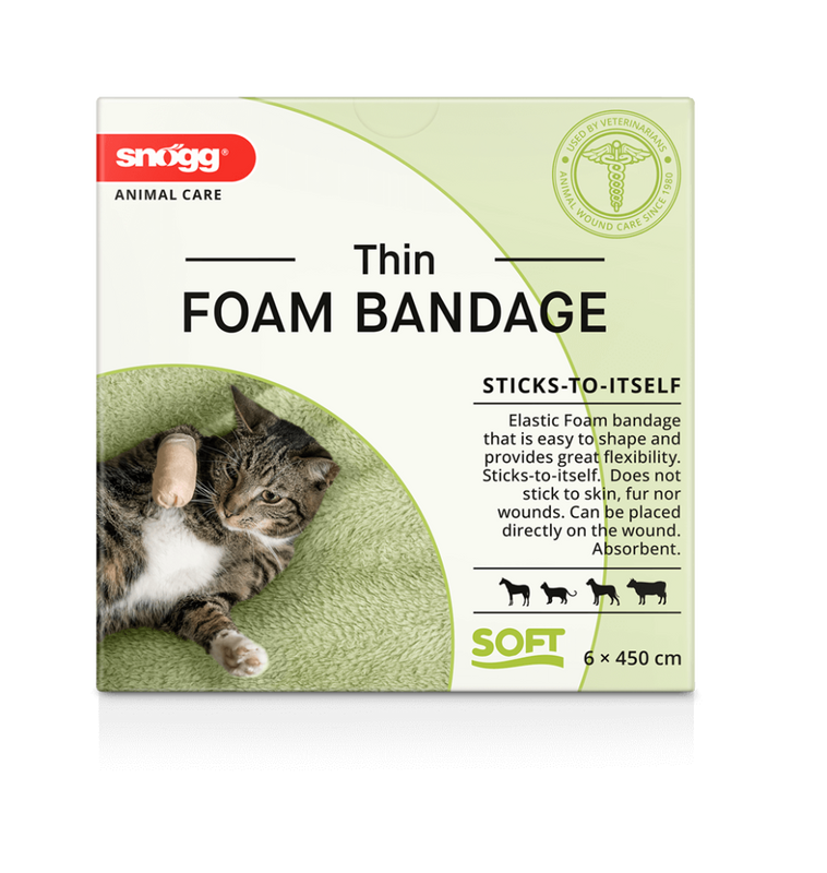 Snögg Thin Foam Bandage | 6 x 450 cm