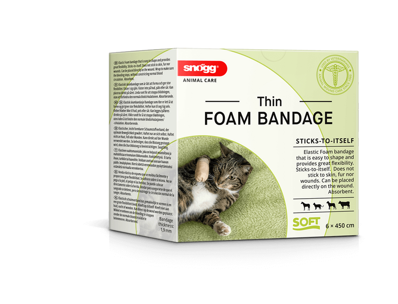 Snögg Thin Foam Bandage | 6 x 450 cm