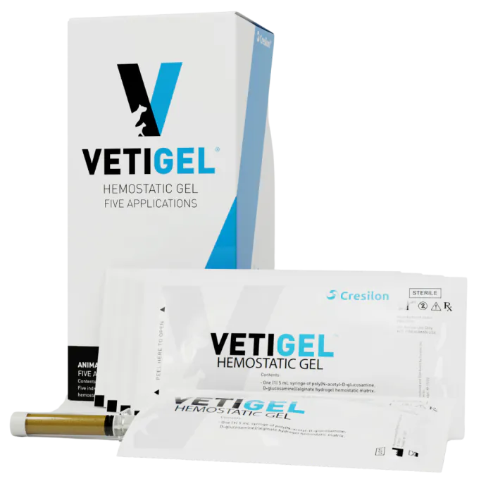 VETIGEL hemostaattinen geeli