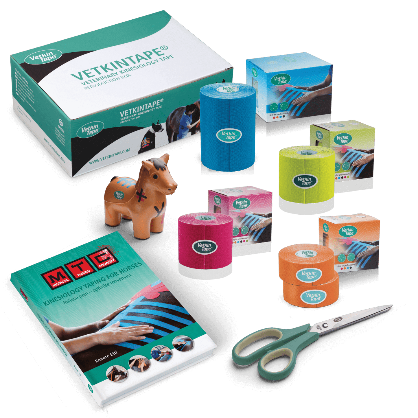 VetkinTape® Aloituspakkaus hevosille