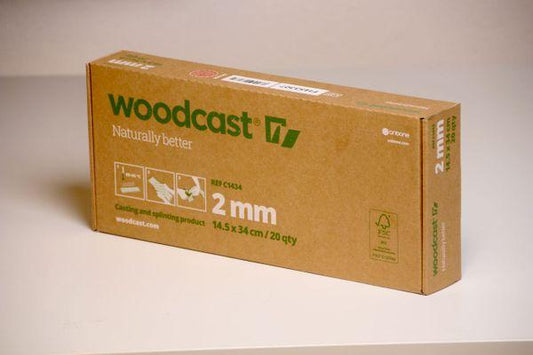 Woodcast 2mm, vented, 14.5cm x 34 cm, 20pcs