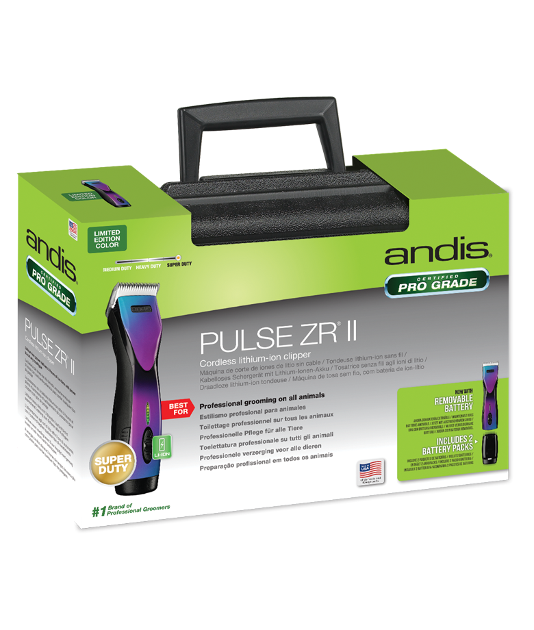 Andis Pulse ZR II®  johdoton karvanleikkuri, Purple Galaxy