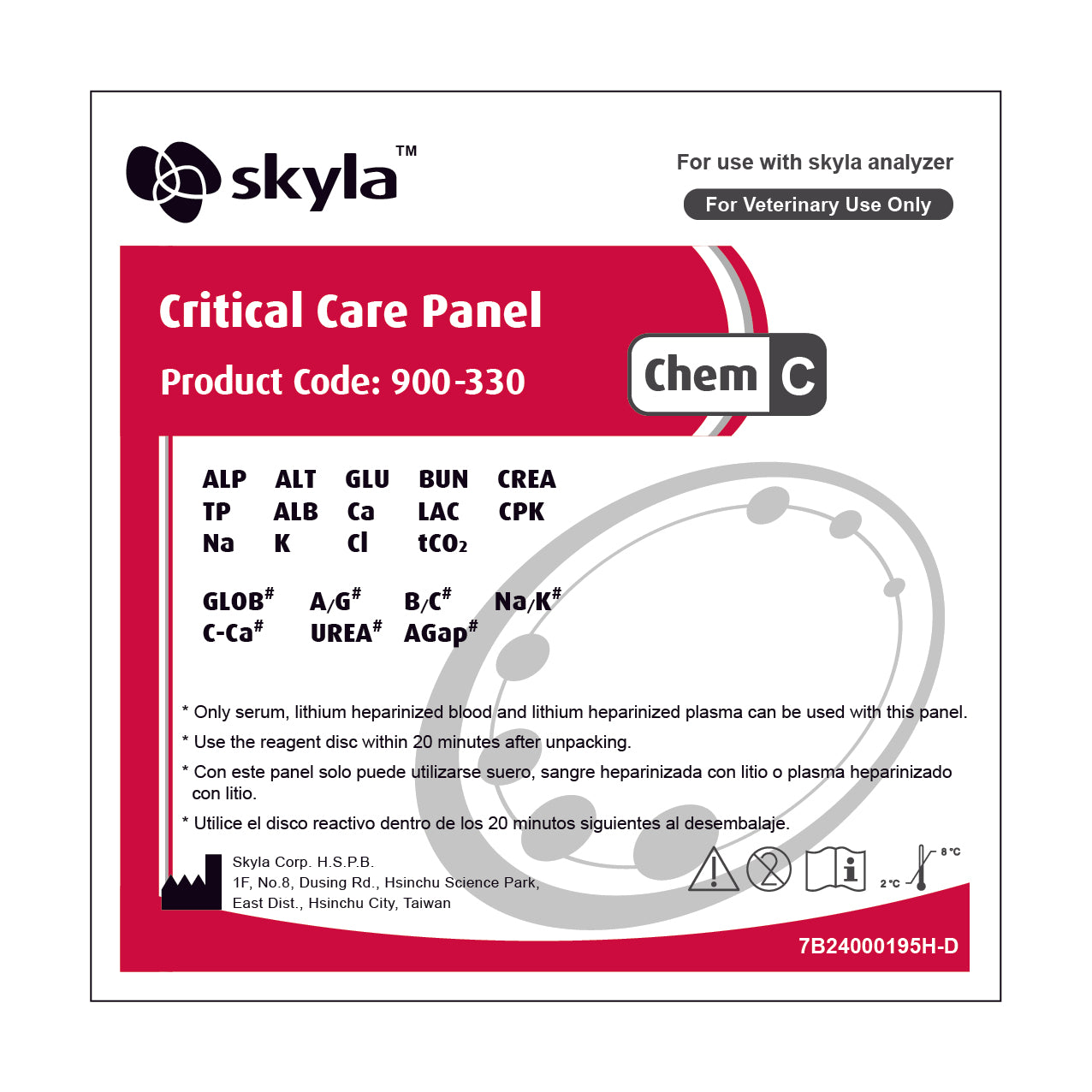 Critical Care Panel | 14 + 6 Parameters – Vetman