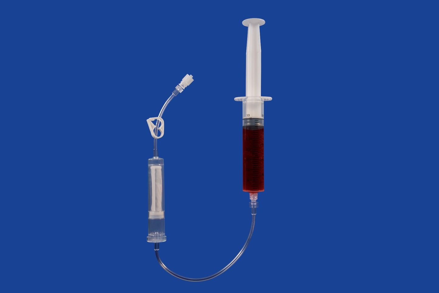High Flow Blood Administration with Filter