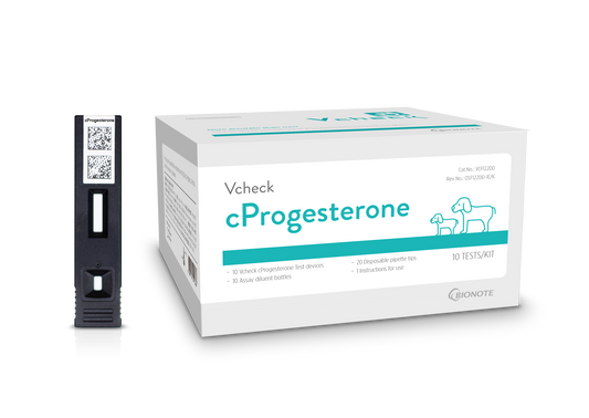 Vcheck Canine Progesterone, 10 testiä