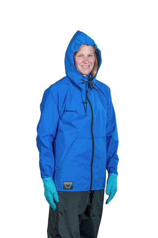 Blue Full Zip Waterproof Jacket