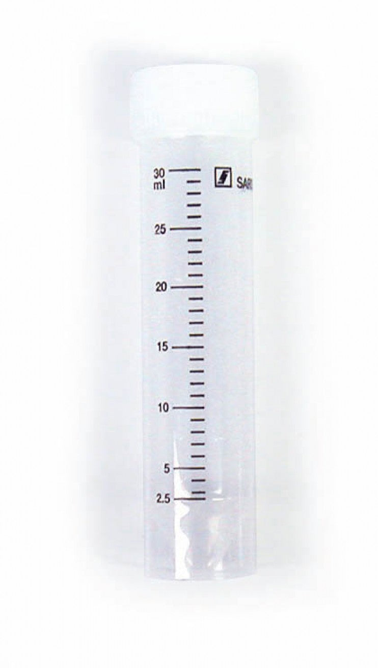 Muovinen mitta-asteikkokoeputki 30 ml